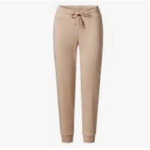 Crivit Light Tan Knit Jogger Lounge Pant lightweight Women Sz L (12-14) NEW
